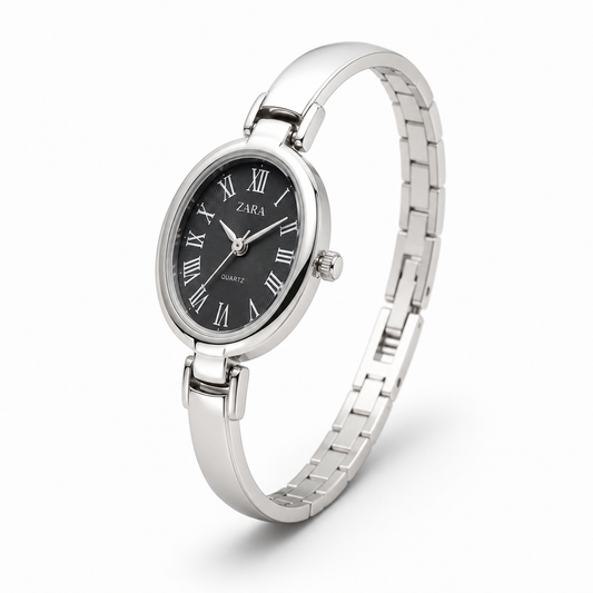 Selene Silver Bangle Watch