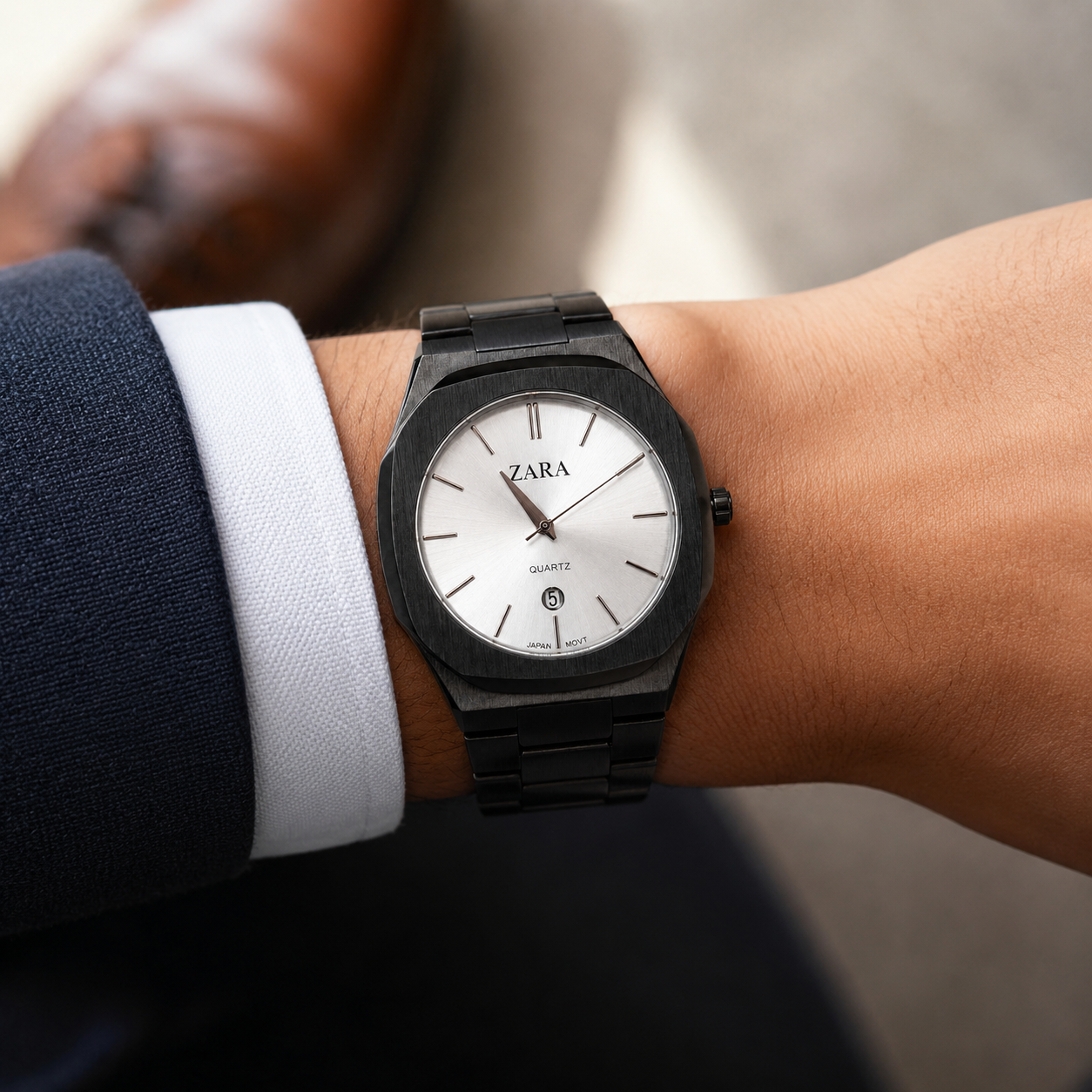 Midnight Ice Octagon Watch
