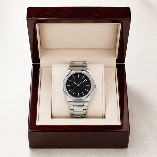 Audemars Piguet Royal Oak Silver Black Watch