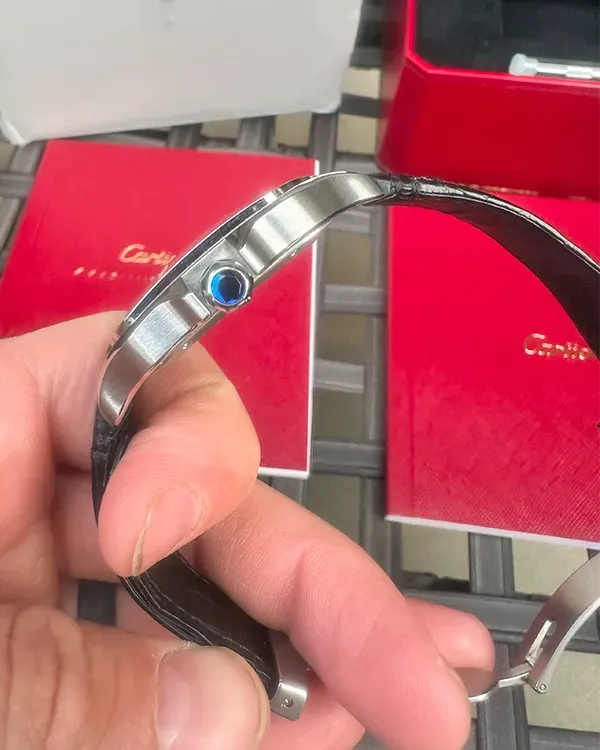 Cartier Santos Leather Watch