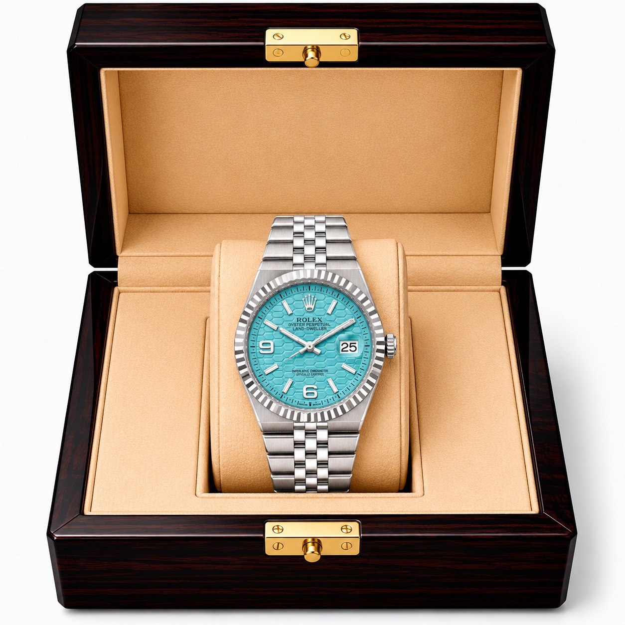 Rolex Land-Dweller - Light Blue Dial
