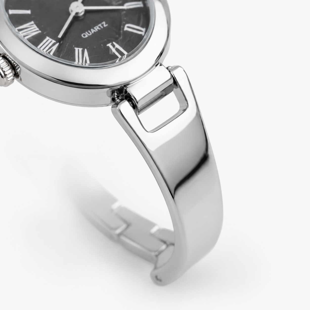 Selene Silver Bangle Watch