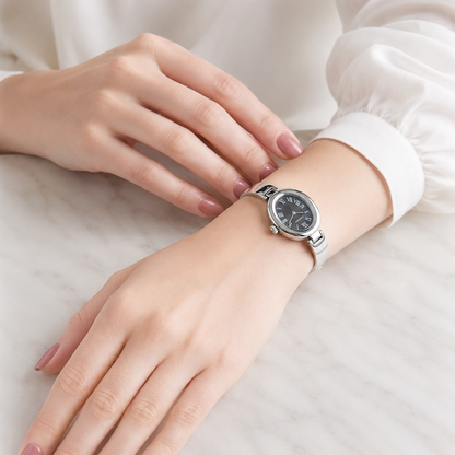 Selene Silver Bangle Watch