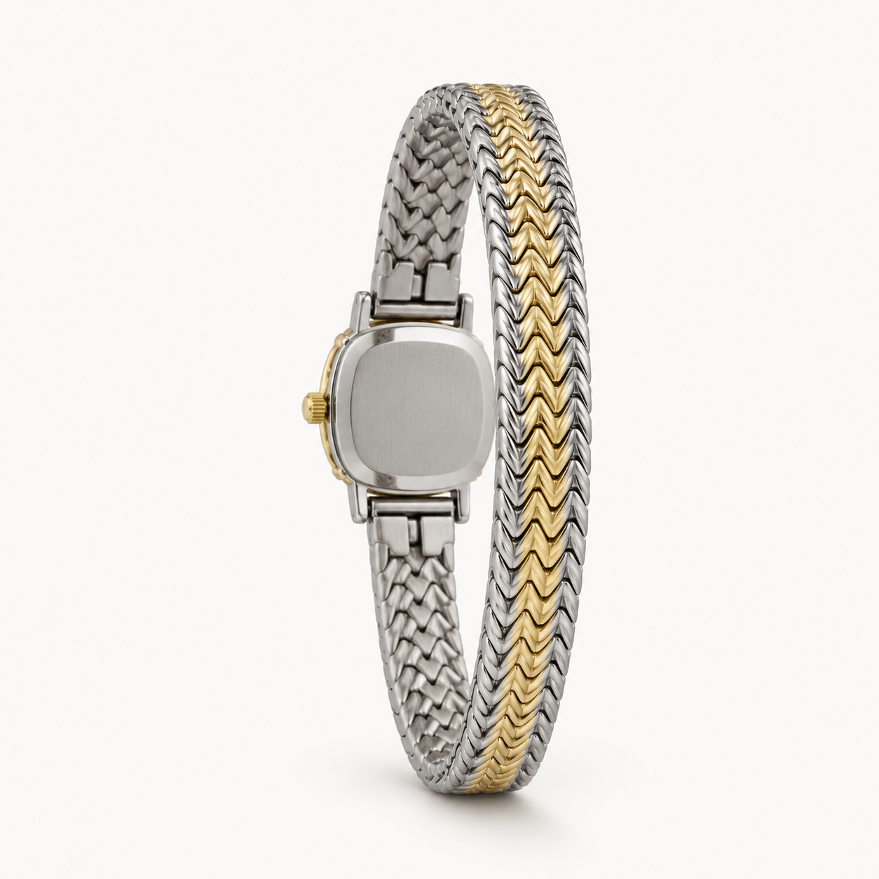 Festina Two-Tone Crystal Chevron Watch