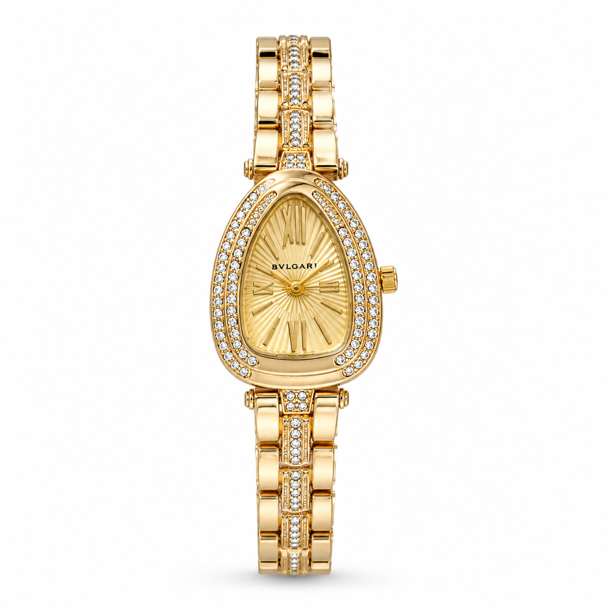 Aurelia Crystal Oval Gold Watch
