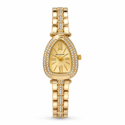 Aurelia Crystal Oval Gold Watch