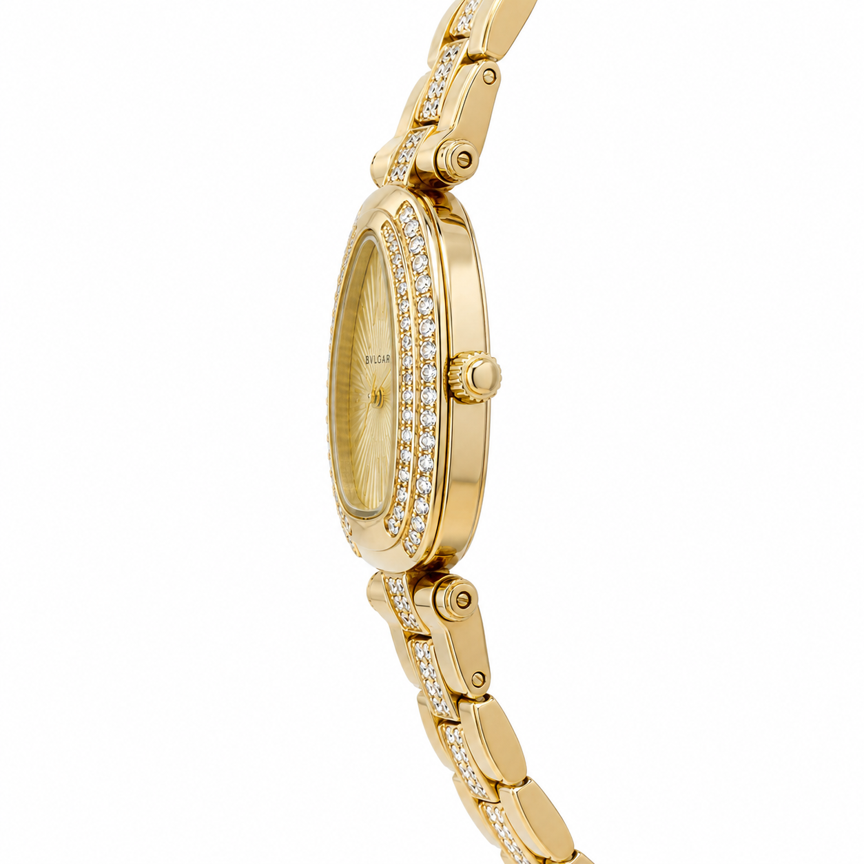 Aurelia Crystal Oval Gold Watch