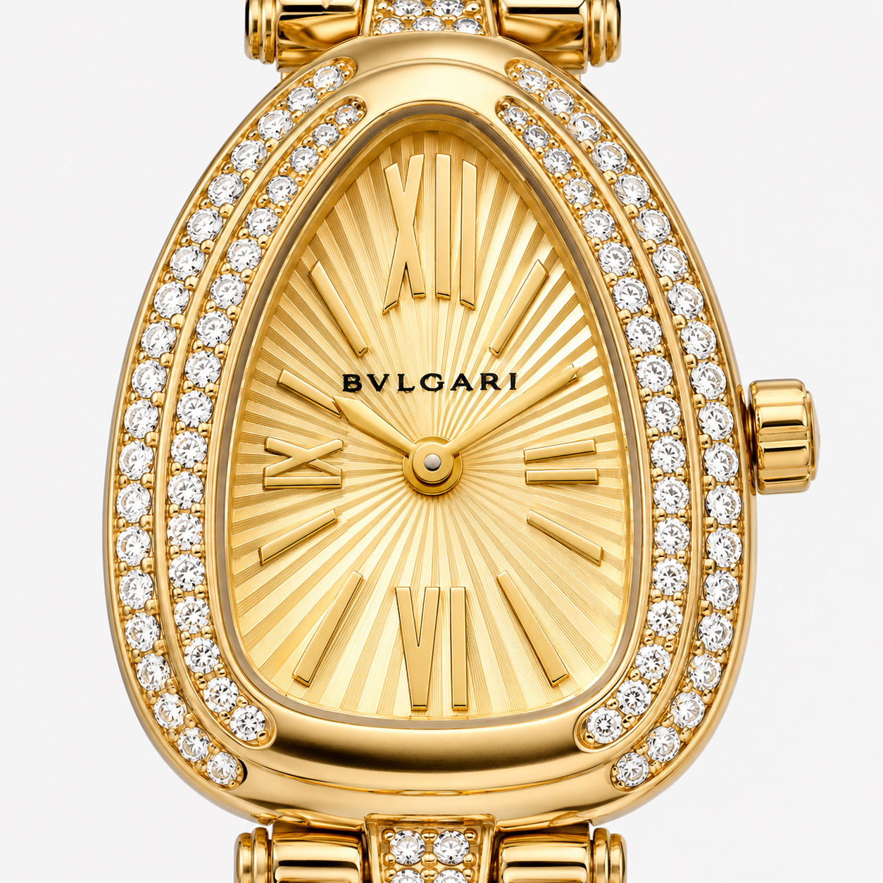 Aurelia Crystal Oval Gold Watch