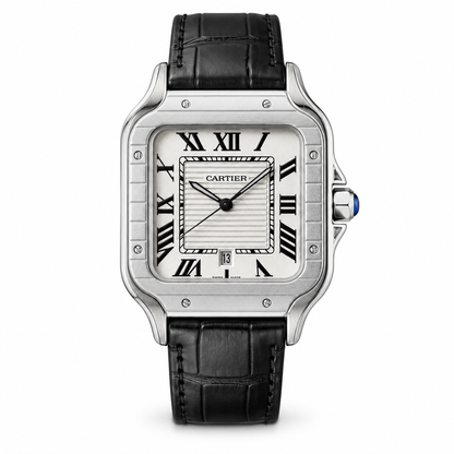 Cartier Santos Leather Watch