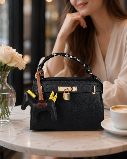 Kelly-Style Top Handle Bag