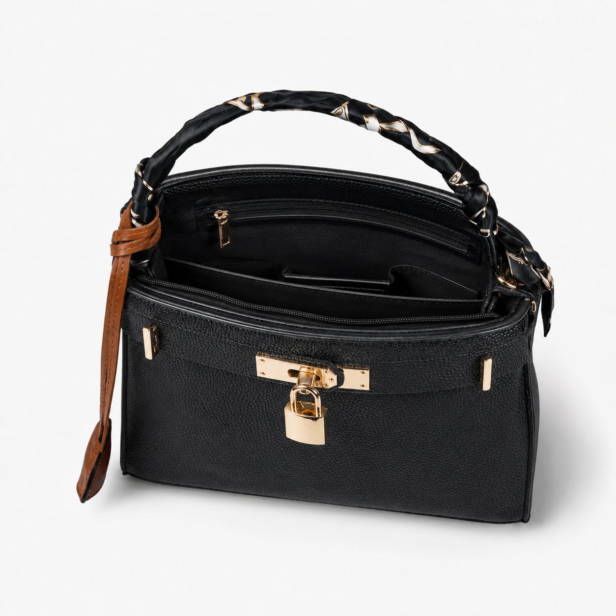 Kelly-Style Top Handle Bag