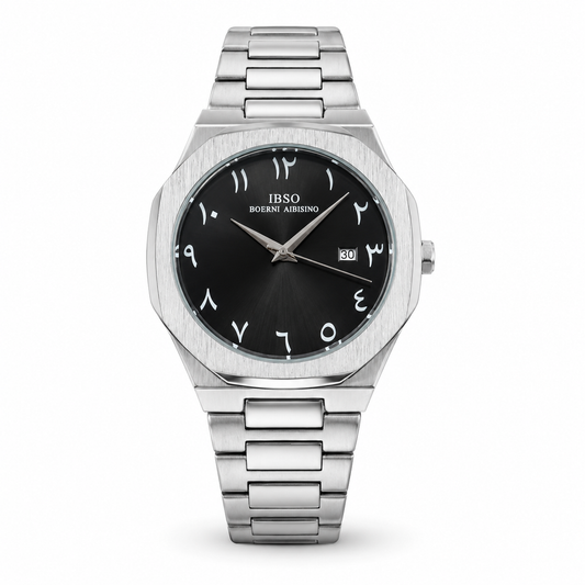IBSO Sahara Noir Arabic Dial Watch
