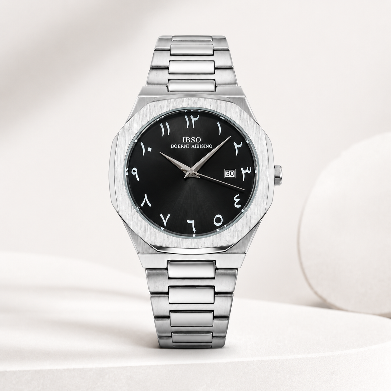 IBSO Sahara Noir Arabic Dial Watch