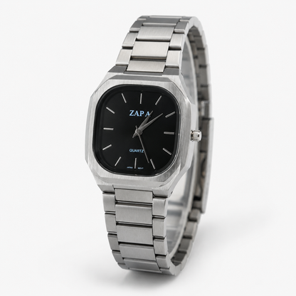 ZAPA Obsidian Square Steel Watch