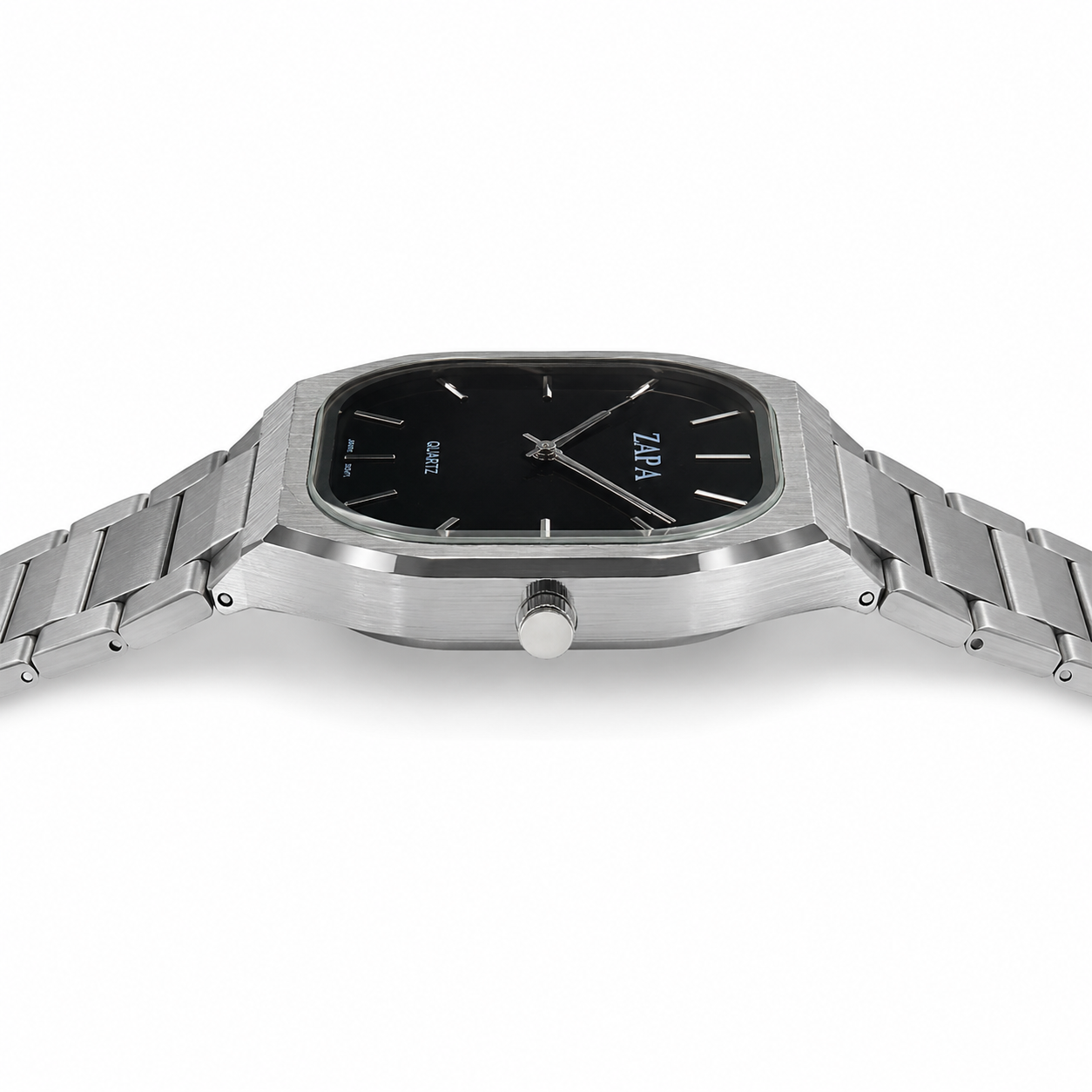 ZAPA Obsidian Square Steel Watch