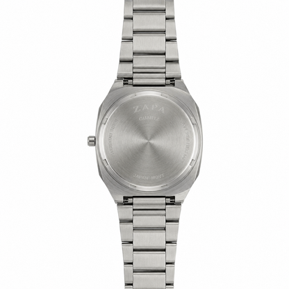 ZAPA Obsidian Square Steel Watch