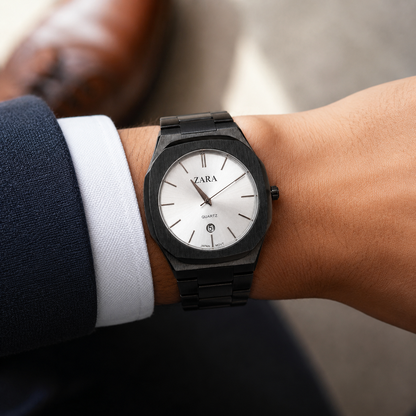 Midnight Ice Octagon Watch