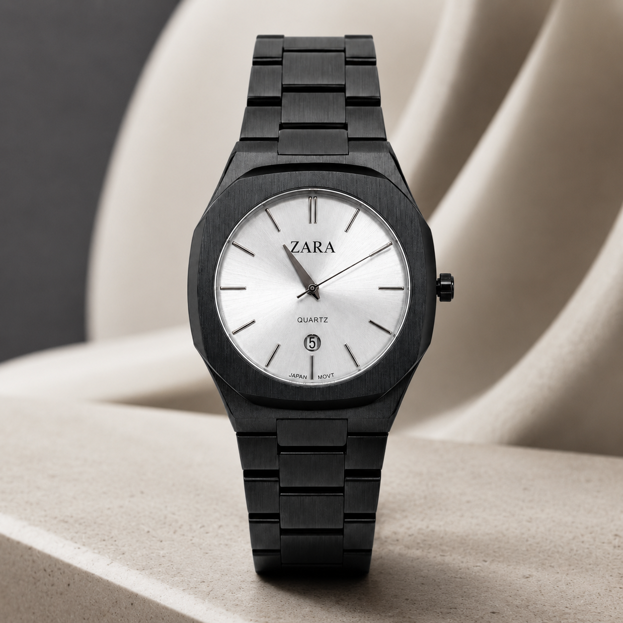 Midnight Ice Octagon Watch