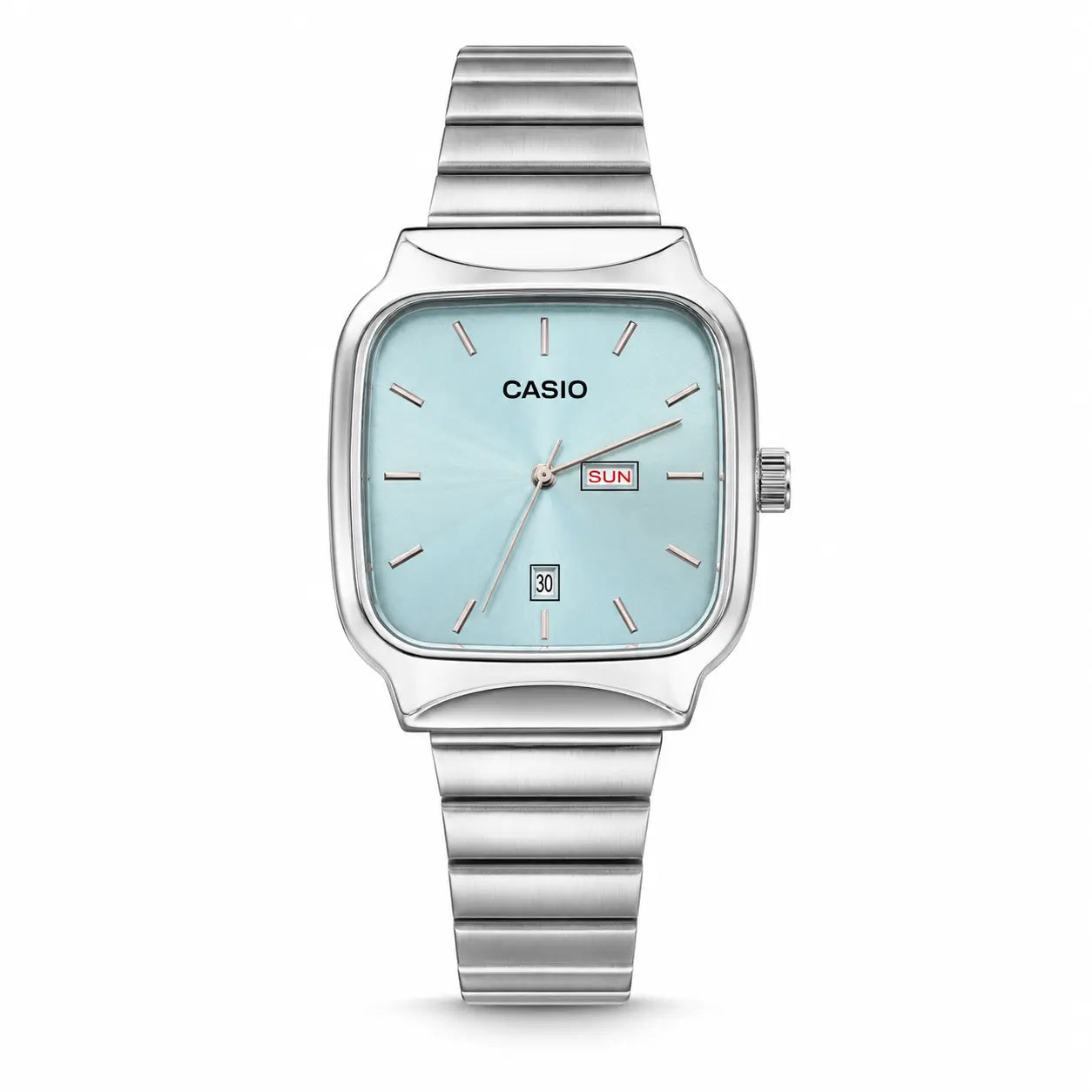 Casio Classic Square Analog Watch - Sky blue