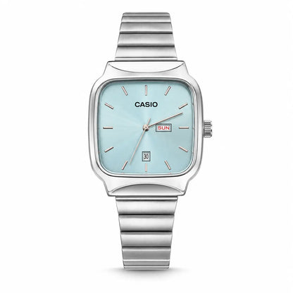 Casio Classic Square Analog Watch - Sky blue