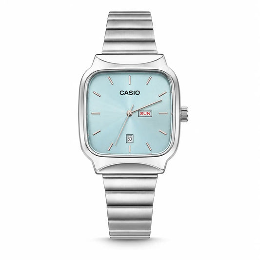 Casio Classic Square Analog Watch - Sky blue