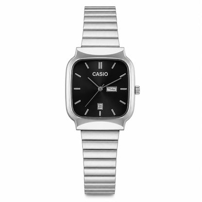 Casio Classic Square Analog Watch - Black Dial