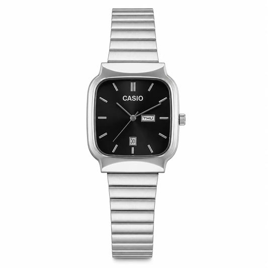 Casio Classic Square Analog Watch - Black Dial