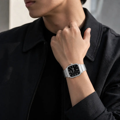 Casio Classic Square Analog Watch - Black Dial