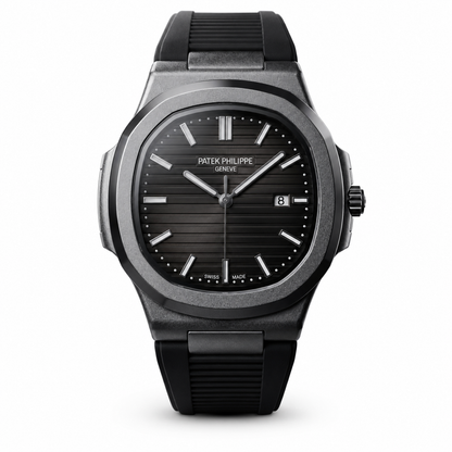 Patek Philippe Nautilus Rubber Strap - Black