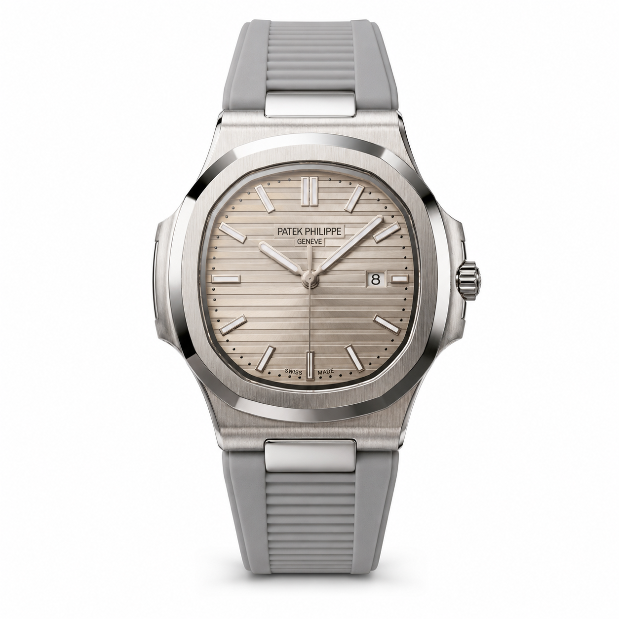 Patek Philippe Nautilus Rubber Strap - Champaign