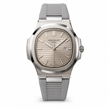 Patek Philippe Nautilus Rubber Strap - Champaign