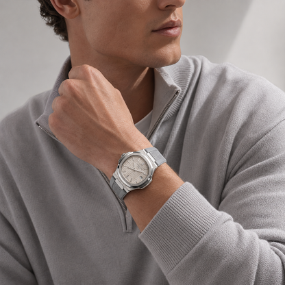 Patek Philippe Nautilus Rubber Strap - Grey