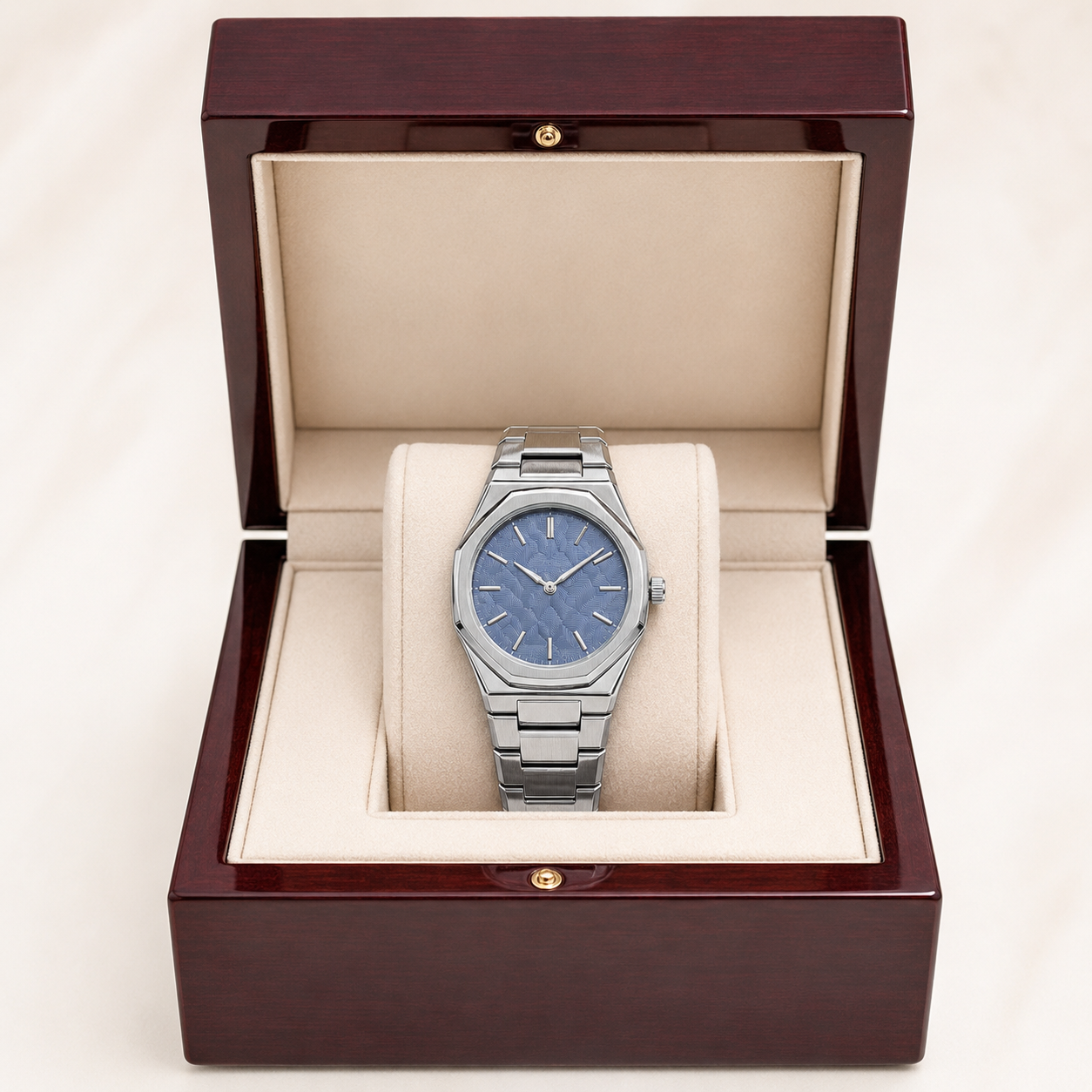 Audemars Piguet Royal Oak Steel Watch - Blue Dial