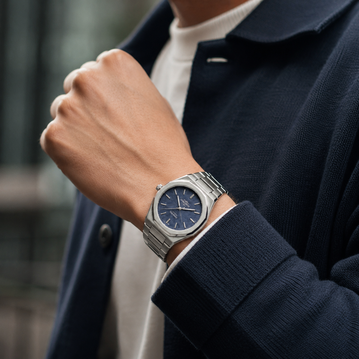 Audemars Piguet Royal Oak Steel Watch - Blue Dial