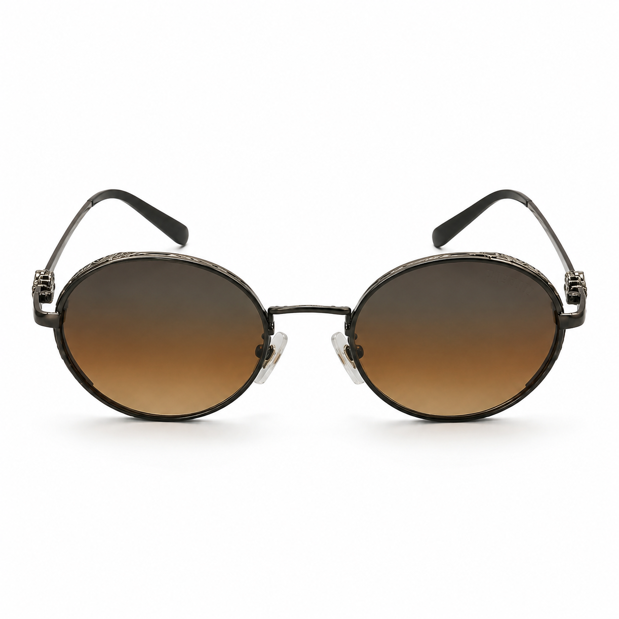Opulent Round Gradient Sunglasses