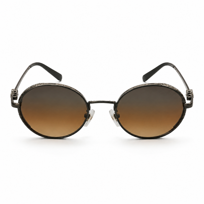 Opulent Round Gradient Sunglasses