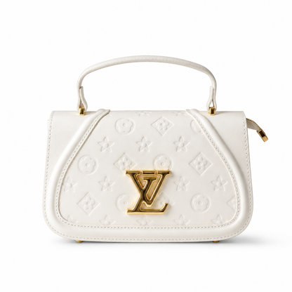 Louis Vuitton Monogram Embossed Cross & Top Handle Bag