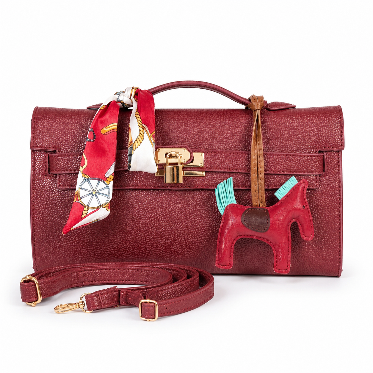 Kelly-Style Top Handle Bag