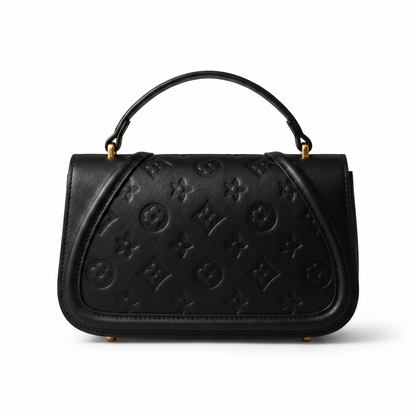 Louis Vuitton Monogram Embossed Cross & Top Handle Bag