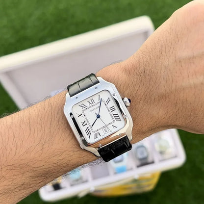 Cartier Santos Leather Watch