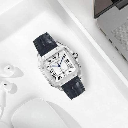 Cartier Santos Leather Watch
