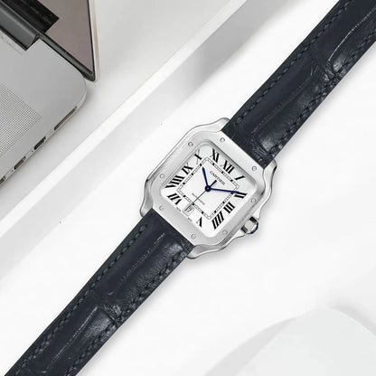 Cartier Santos Leather Watch