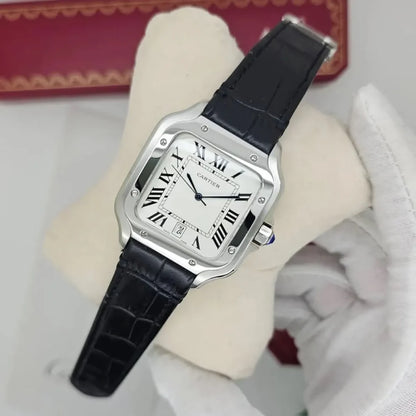Cartier Santos Leather Watch